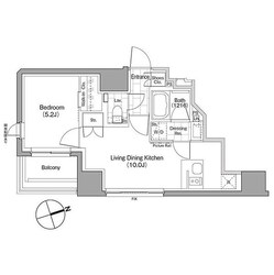 戸越駅 徒歩1分 8階の物件間取画像